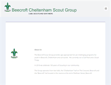Tablet Screenshot of beecroftscouts.org.au